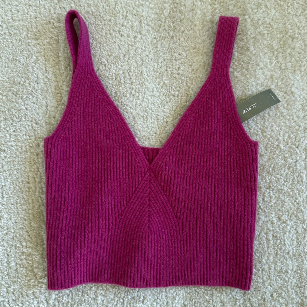 J.Crew Magenta Knit Women's Top